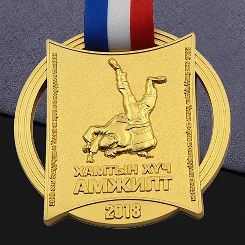 Custom Mongolia Taekwondo Medals