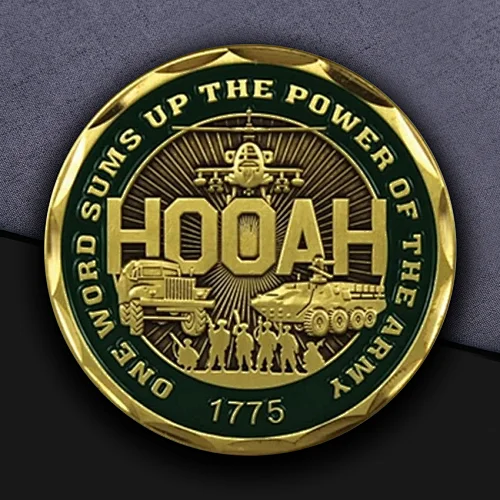 Power Of The Army Custom Coins