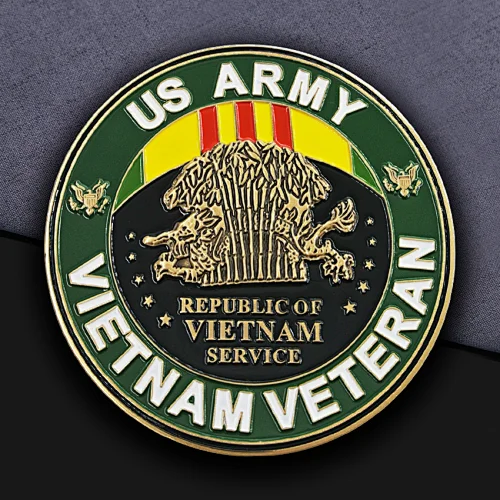 Vietnam Veteran Custom Coins