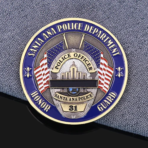 Santa Ana Police Custom Coins