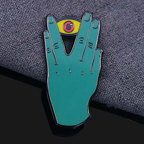 Hands Enamel Pins