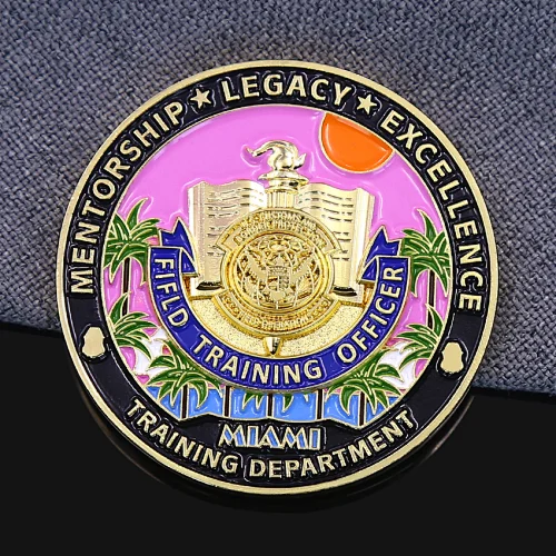 Fifld Training Officer Custom Coins