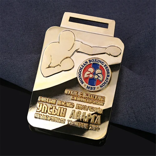 Mongolian Boxing Custom Medals