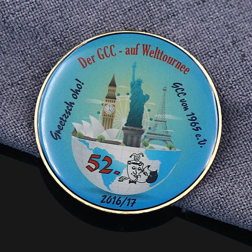 Welttournee Offset Printed Lapel Pins