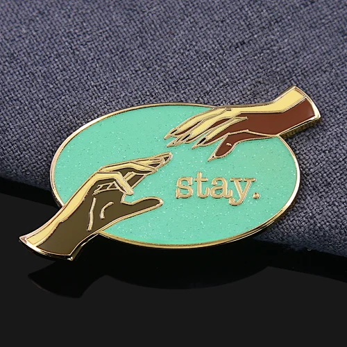 Hands Set Enamel Pins