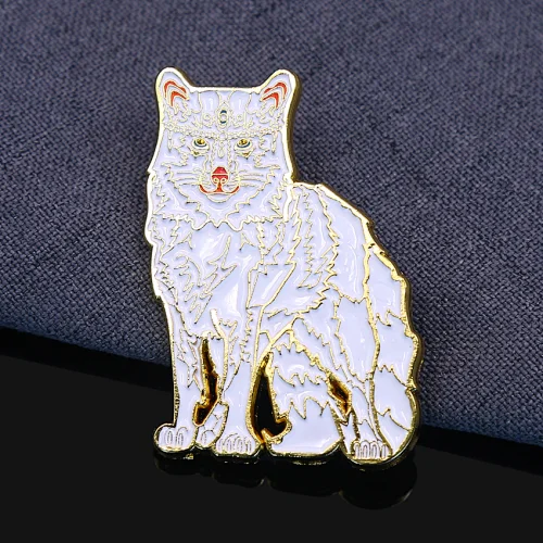 animal enamel pin