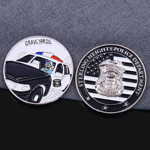 Sterling Heights Police Custom Coins