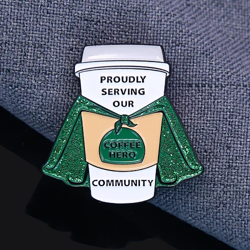 Coffee Enamel Pins