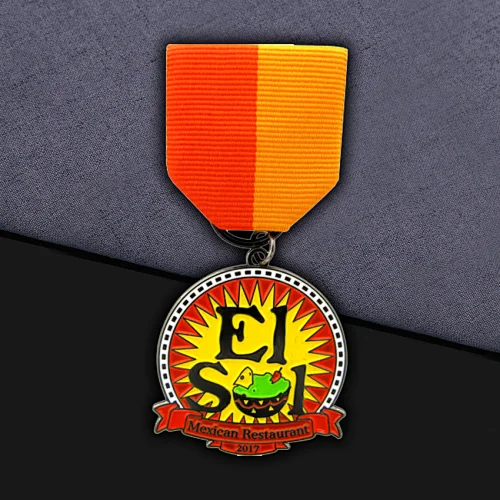 Mexican Restaurant Fiesta Medals Custom