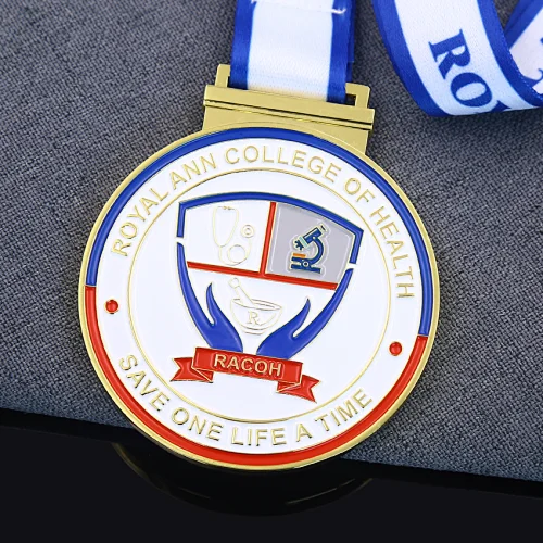 Royal Ann College Of Health Custom Medals