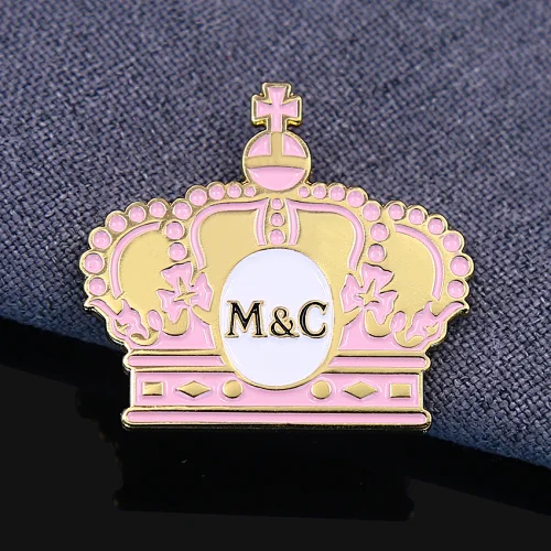 Crown Enamel Pins
