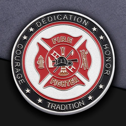Tradition Courage Dedication Honor Custom Coins