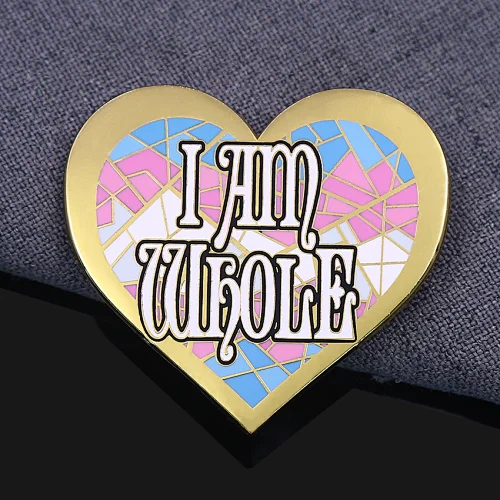 Heart Shaped Enamel Pins