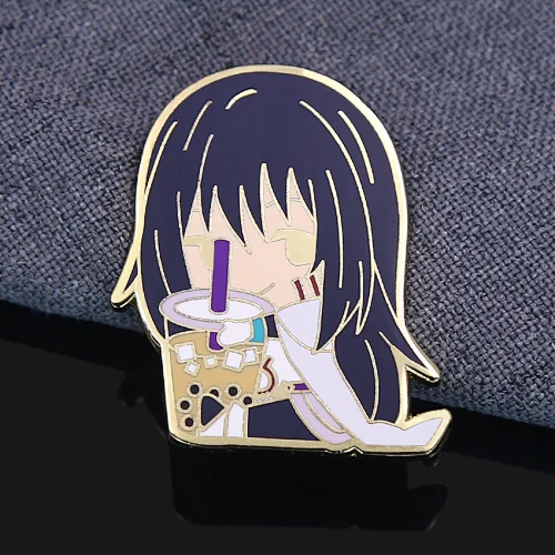 Girl Custom Enamel Pins