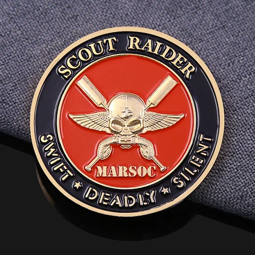 Scout Raider Custom Coins