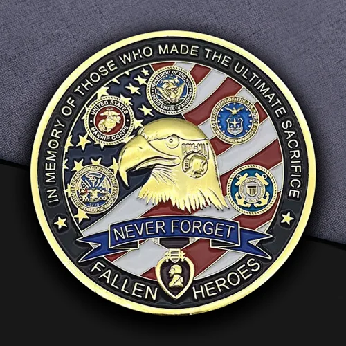 Fallen Heroes Custom Coins