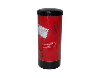 Hot Sale Christmas Coin Bank Tin Can Round Empty Metal Money Boxes Tea Box For Gift