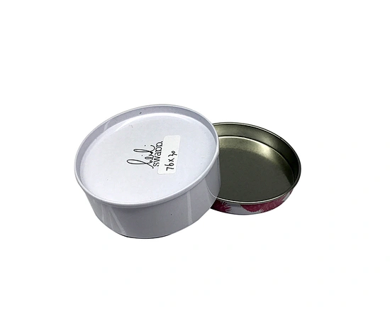 round metal container with lid
