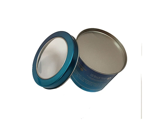 round tin containers with lids