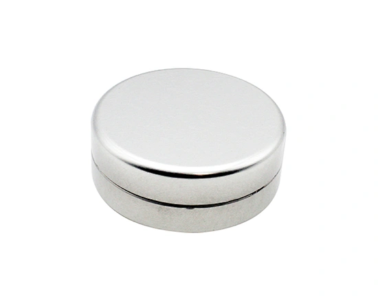 small round tin containers