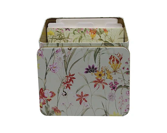 square tin containers