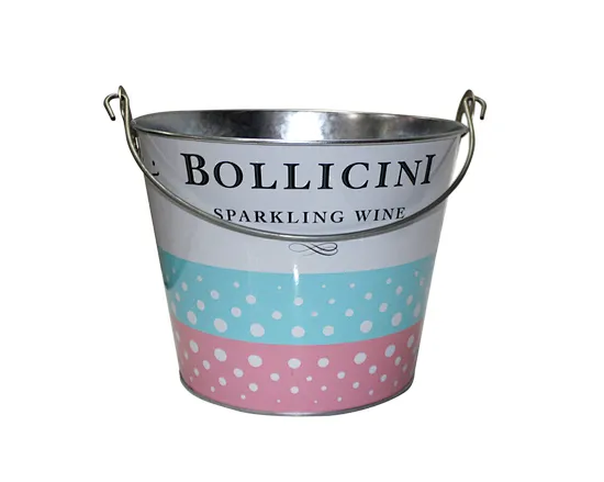paint tin bucket with handle