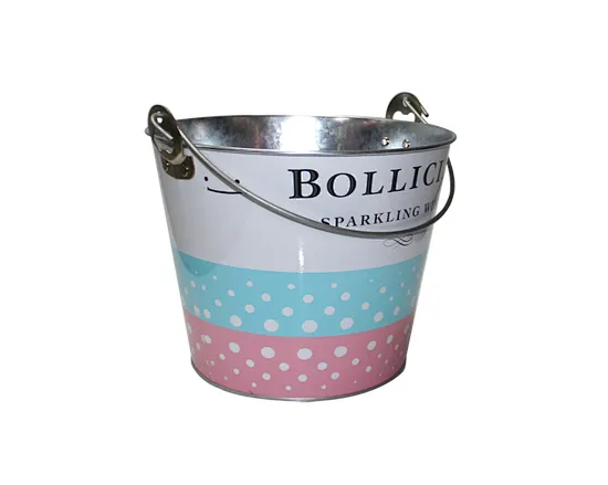 This metal pail ice bucket with handle is perfect for Easter, Halloween, and Christmas celebrations. It features a custom design and premium quality that make it ideal for any occasion