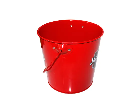 small tin buckets