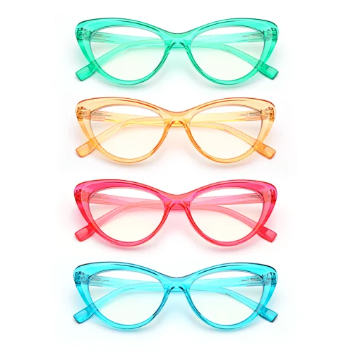 semi rimless reading glass