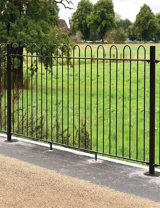 Bow Top Steel Fence