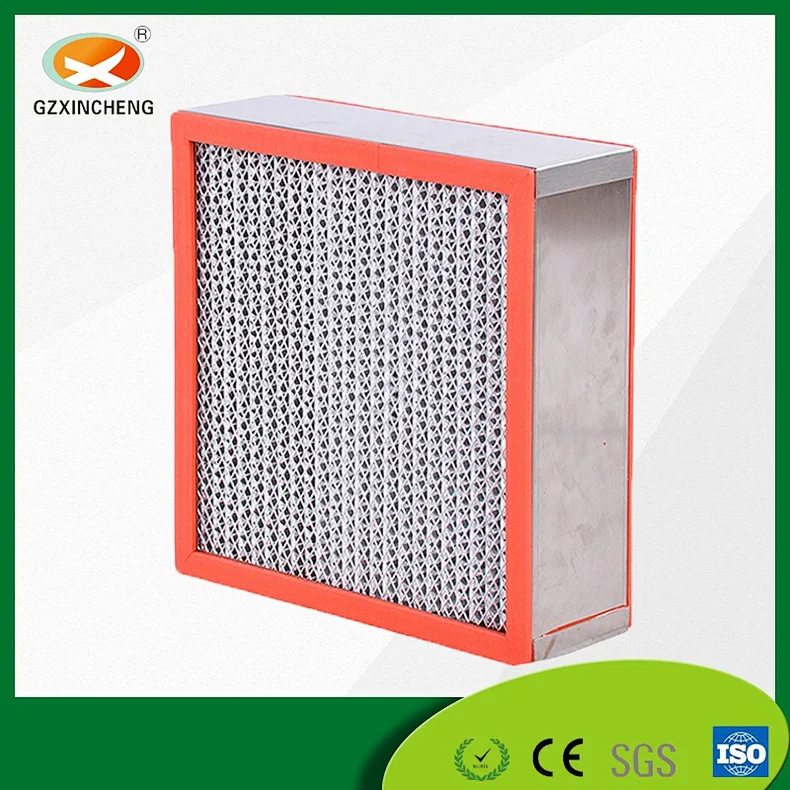 Features of high temperature resistant HEPA