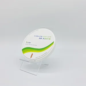 Vsmile 98mm Dental Prism Disc 3d about zircon  For Aesthetic Crown 12 Units long bridge with Open CADCAM System