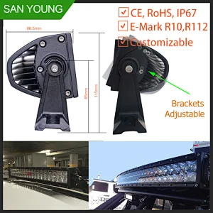 Heavy Duty Curved LED Light Bar