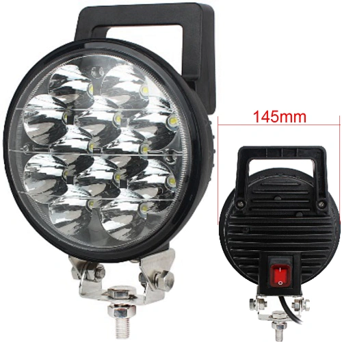Portable LED Work Light Spot Beam 36W 7 Inch
