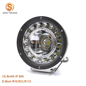 7 inch 142w CREEs led work light Round led 4x4 rock light 142W for Vehicle Offroad C-rees LED driving light