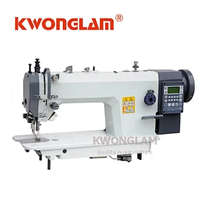 KL-0388,High-speed direct drive top and button feed lockstitch sewing machine with auto trimmer(for middle or thick materials)