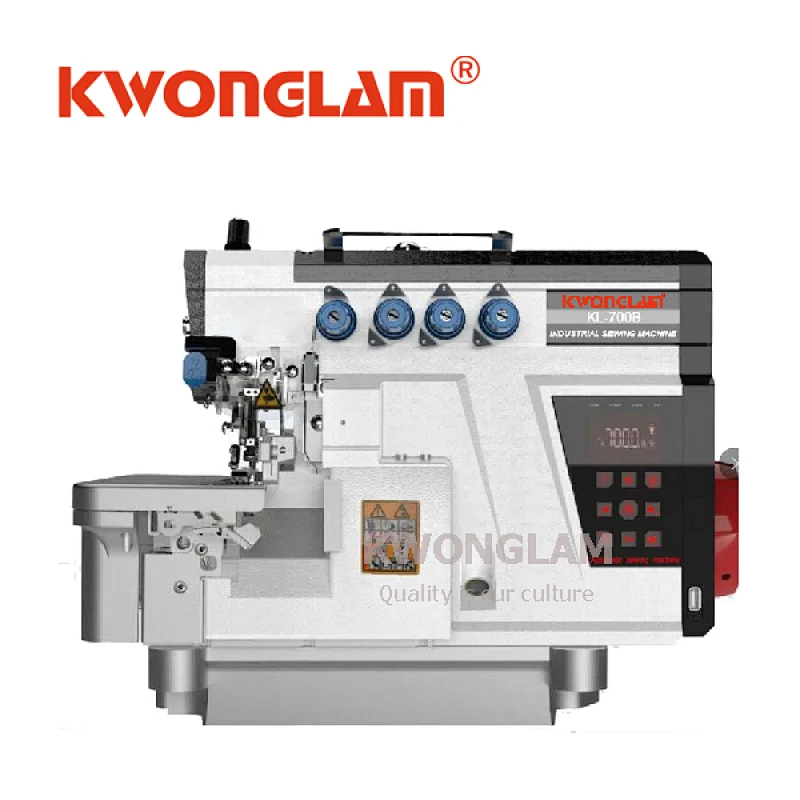 KL-700B COMPUTERIZED OVERLOCK SEWING MACHINE WITH AUTO TRIMMER