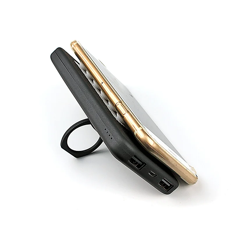 Suction-cup Ring Holder Luminous Power Bank 6000mAh