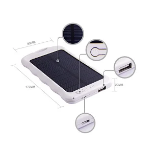 Super Slim Stylish Solar Power Bank 4000mAh