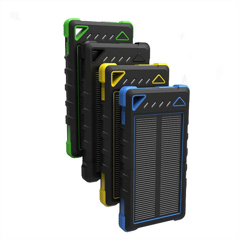 Banco de energía solar al aire libre resistente al agua 8000mAh