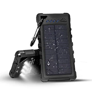 Rugged Water-proof Outdoor Solar Power Bank 16000mAh