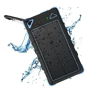 Water-resistant Outdoor Solar Power Bank 8000mAh