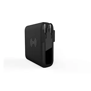 Banque d'alimentation 8000mAh avec chargeur sans fil et chargeur de voyage mondial