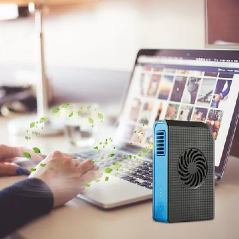 Portable Blade-less Fan Power Bank 6000mAh