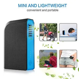 ポータブルブレードレスファンパワーバンク6000mAh