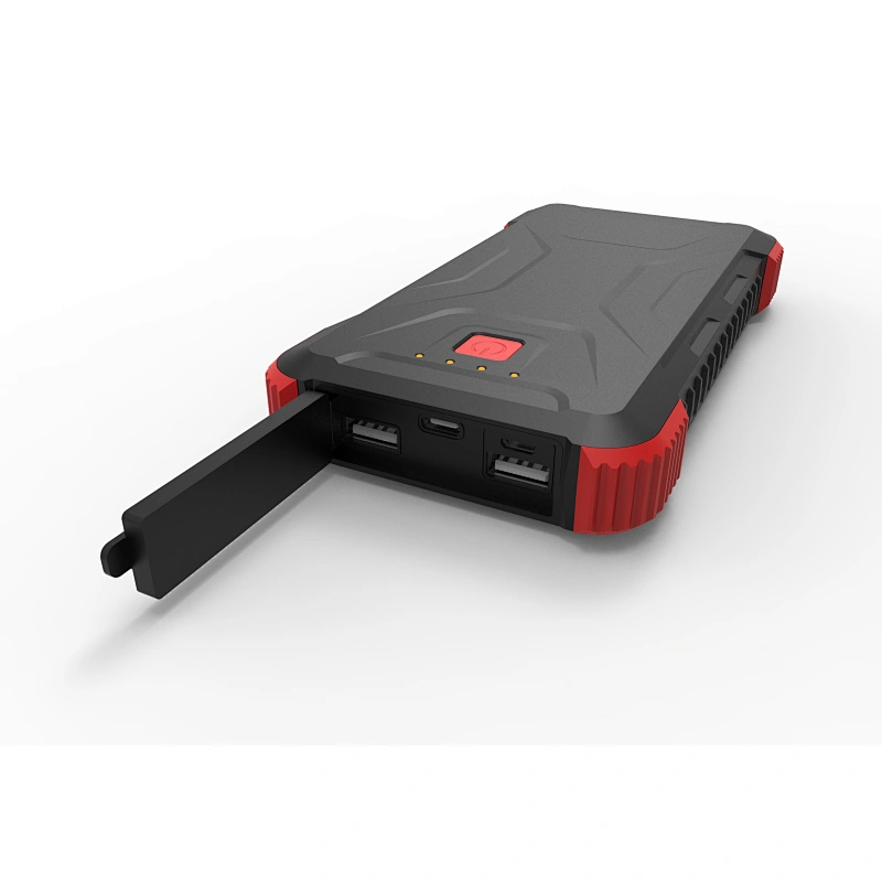 Banco de energía resistente al aire libre de carga rápida IP66 20000mAh con antorcha