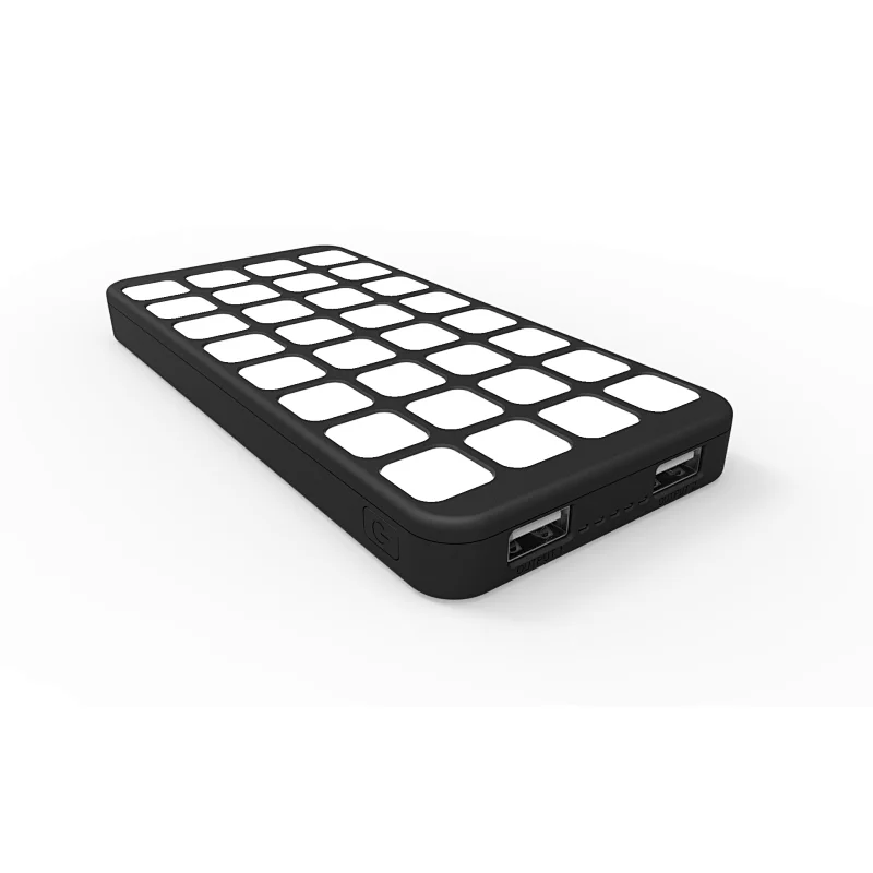 8000mAh Solar Power Bank with 32 Units LED Lights