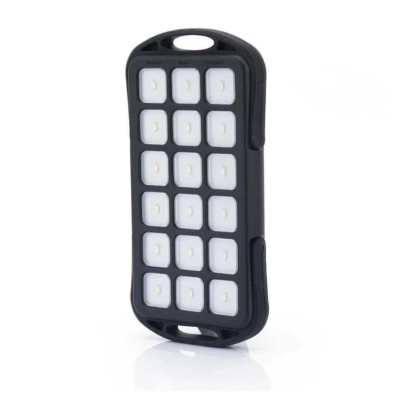 Banque d'alimentation 6000mAh avec cintre et lumières LED 18 unités