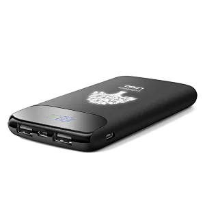 8000mAh Luminous Power Bank with Wireless Charge
