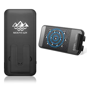 6000mAh Luminous Wireless Power Bank with Suction Cups and Phone Stand